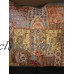 LARGE INDIAN PATCHWORK TAPESTRY MULTICOLOURED 'KHAMBARIA ZARI'  CUSHION COVER   362413942958